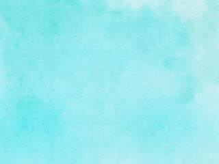 Hand draw watercolor light blue gradient abstract material background