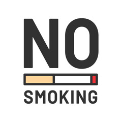 NO SMOKING　禁煙マーク　たばこNO
