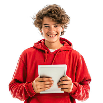 recommend clip art: person with tablet illustration png isolated on white background