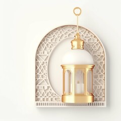 Eid mubarak and ramadan kareem greetings with islamic lantern and mosque. Eid al fitr background