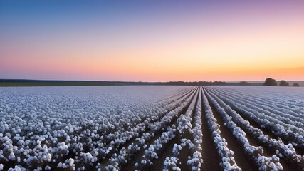 cotton plant field, cotton harvest . High quality photo - obrazy, fototapety, plakaty