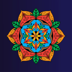 Abstract mandala vector design