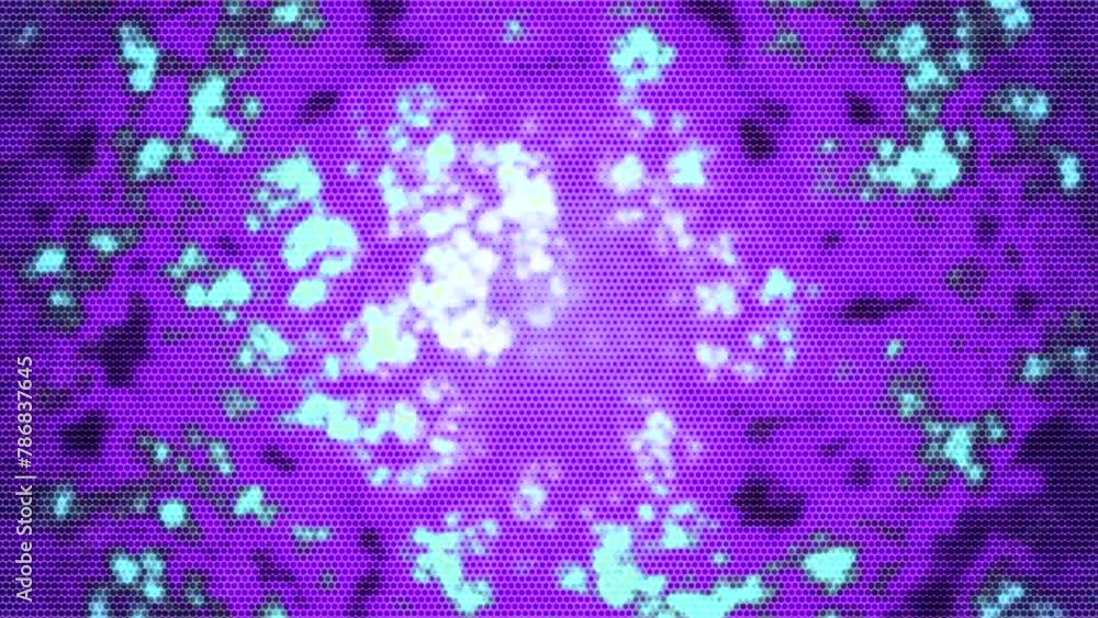 Poster motion background matrix style randomly generated particles sparks light rays star bursts vortex