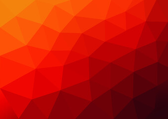 Red Light Polygonal Mosaic Background,Pink Low poly background	