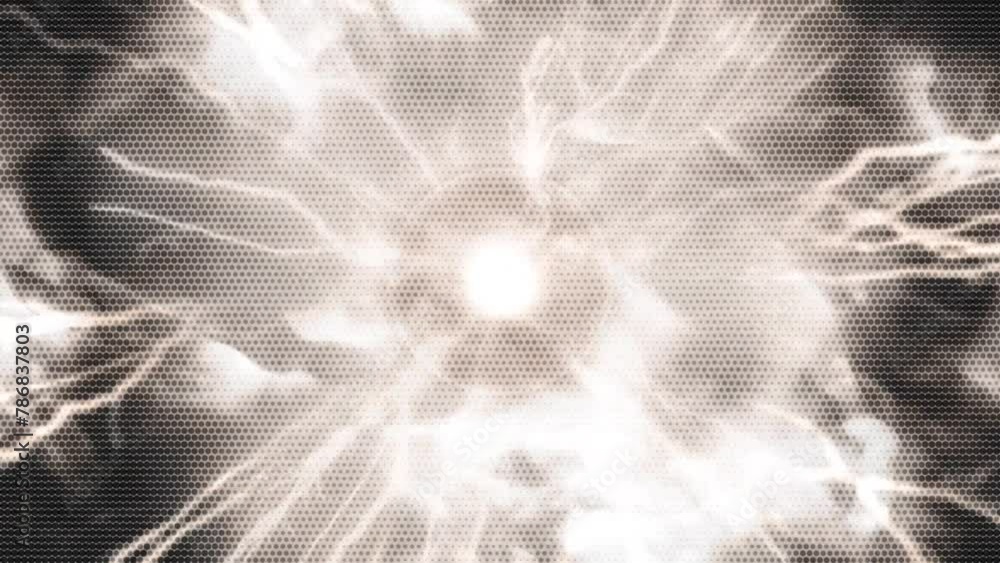 Poster motion background matrix style randomly generated particles sparks light rays star bursts vortex