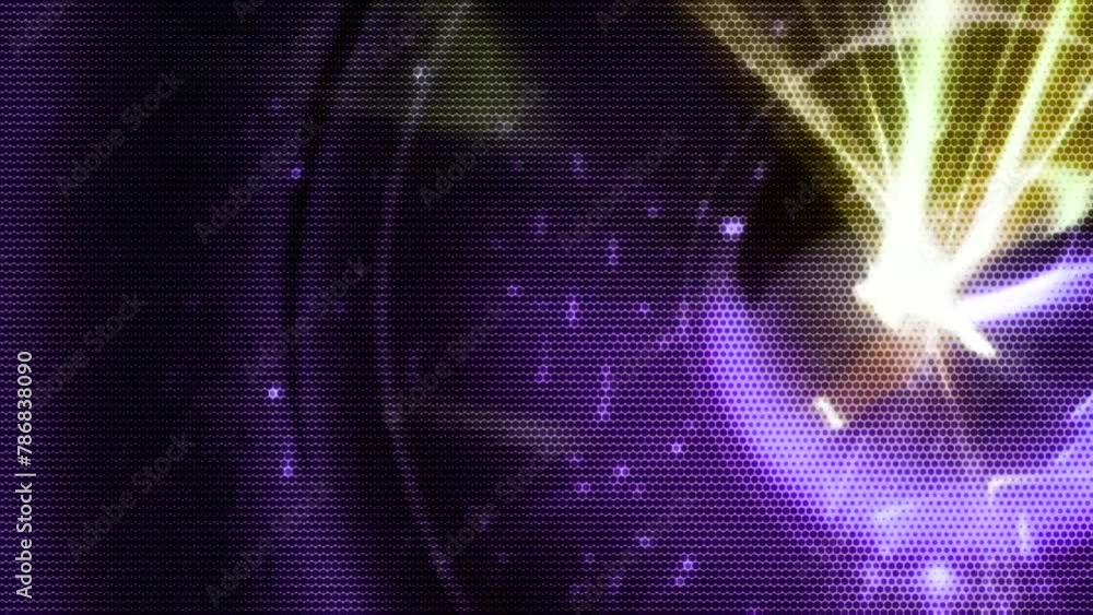 Poster motion background matrix style randomly generated particles sparks light rays star bursts vortex
