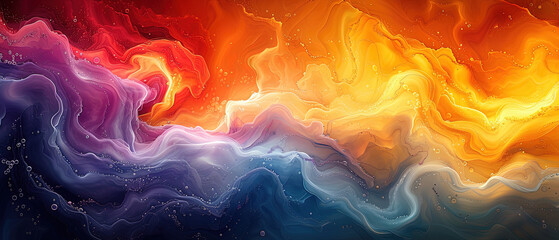 a image of a colorful background with a swirl of liquid