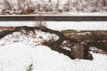 Flusslandschaft Harz Selke im Selketal Mäander - 786838470