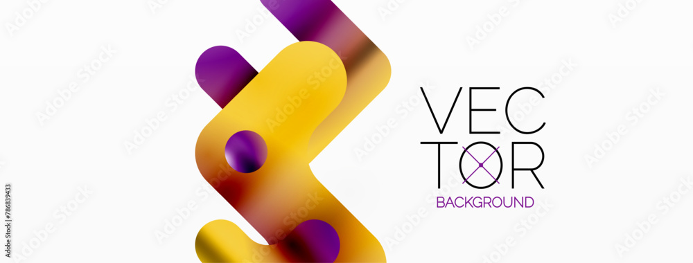 Poster a white background featuring a violet petal with a happy yellow and magenta gesture arrow pointing t
