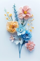 beauty bouquet flowers, for decoration wallpaper background