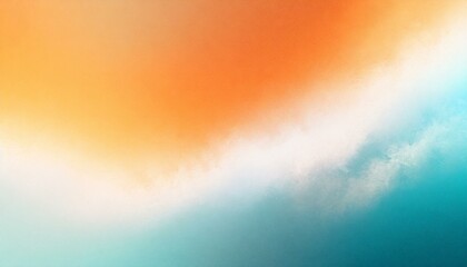 Chromatic Charm: Orange-White-Blue Teal Gradient Header Design