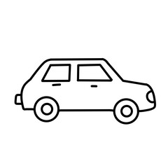 car line vector icon