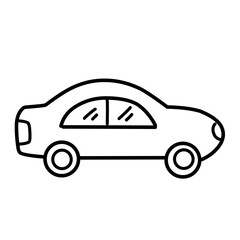 car line vector icon