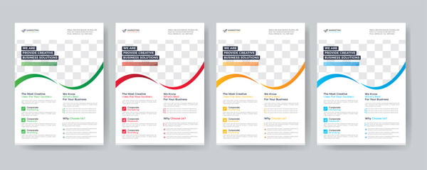 Modern Creative Corporate business, digital marketing agency flyer Brochure design, cover modern layout, annual report, poster, flyer in A4 template