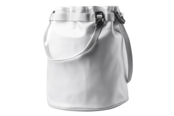 White snap bag on Transparent Background PNG