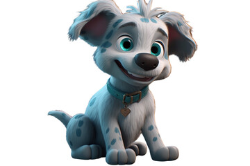 Puppy dog model on Transparent Background PNG