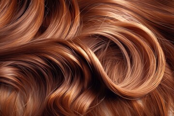 Stunning caramel honey hair background showcasing healthy, smooth, and shiny texture