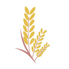 Agriculture wheat Logo