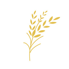 Agriculture wheat Logo