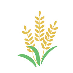 Agriculture wheat Logo