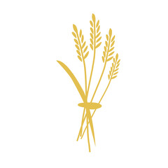 Agriculture wheat Logo