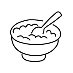 Rice doodle illustration