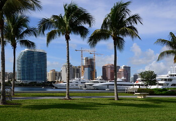 Skyline of Downtown West Palm Beach, Florida
