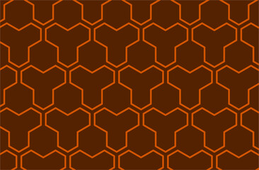 Geometric pattern background design graphic vector, editable stroke