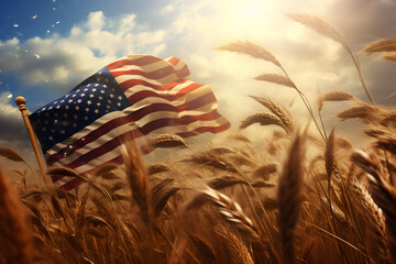 Patriotism Dancing in the Wheat Fields
