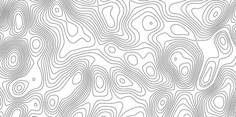 Topographic contour map. Vector cartography illustration. Map in Contour Line Light topographic topo contour. Illustrations of maps Abstract Geometric. - obrazy, fototapety, plakaty
