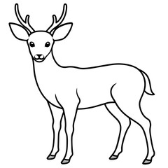 deer mascot,deer silhouette,deer face vector,icon,svg,characters,Holiday t shirt,black deer drawn trendy logo Vector illustration,deer line art on a white background