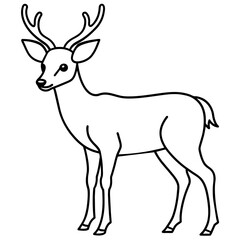 deer mascot,deer silhouette,deer face vector,icon,svg,characters,Holiday t shirt,black deer drawn trendy logo Vector illustration,deer line art on a white background