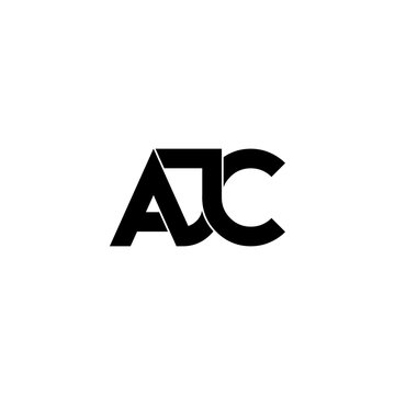ajc initial letter monogram logo design