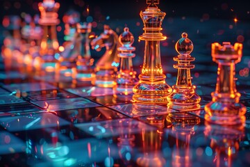 Cyber chess strategy illuminated