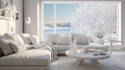 living room interior - 786865250