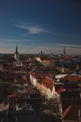 Tallinn is the capital and most populous city of Estonia. Situated on a bay in north Estonia, on the shore of the Gulf of Finland of the Baltic Sea © Ji