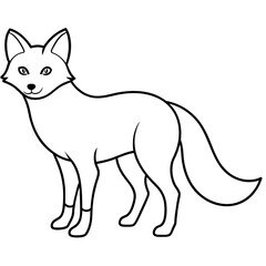 fox isolated mascot,fox silhouette,fox vector,icon,svg,characters,Holiday t shirt,black fox drawn trendy logo Vector illustration,fox line art on a white background