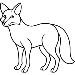 fox isolated mascot,fox silhouette,fox vector,icon,svg,characters,Holiday t shirt,black fox drawn trendy logo Vector illustration,fox line art on a white background