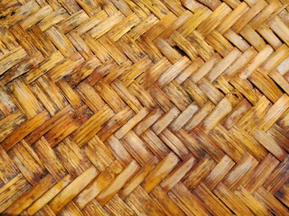 Intricate Basket Weave Pattern Bamboo Basket Pattern Artistry of Bamboo Basketry