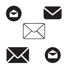 set of mail icons