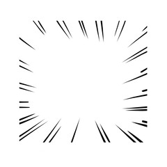 Comic Action Speed Frame 