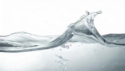 Water. Water splashes isolated on white background. Water splashes.