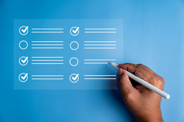 Approve document icon on white background for business process workflow illustrating management approval and and project approve concept.