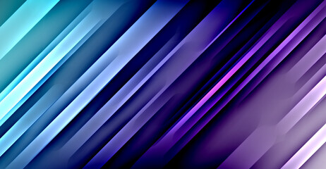 Fototapeta premium A detailed closeup shot showcasing a vibrant mix of electric blue and magenta tones in a striped pattern on metal or paper, resembling automotive design elements