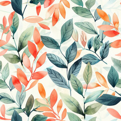 Fototapeta premium Seamless floral pattern. Beautiful seamless pattern. Flower pattern, Flower background