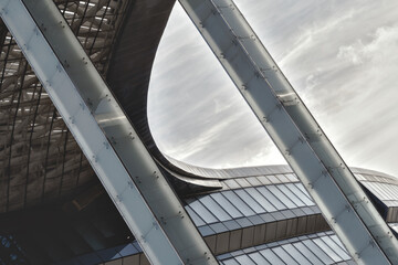 Futuristic Architectural Perspective in Astana Expo Area