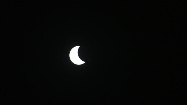 Partial eclipse South Florida 400mm 2024