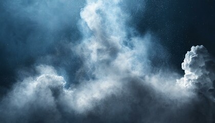 ai generative of hyper realistic of the weather is not friendly; smoke and darb clouds; dark backgrounds