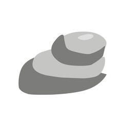 Stones and rocks flat style