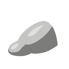 Stones and rocks flat style